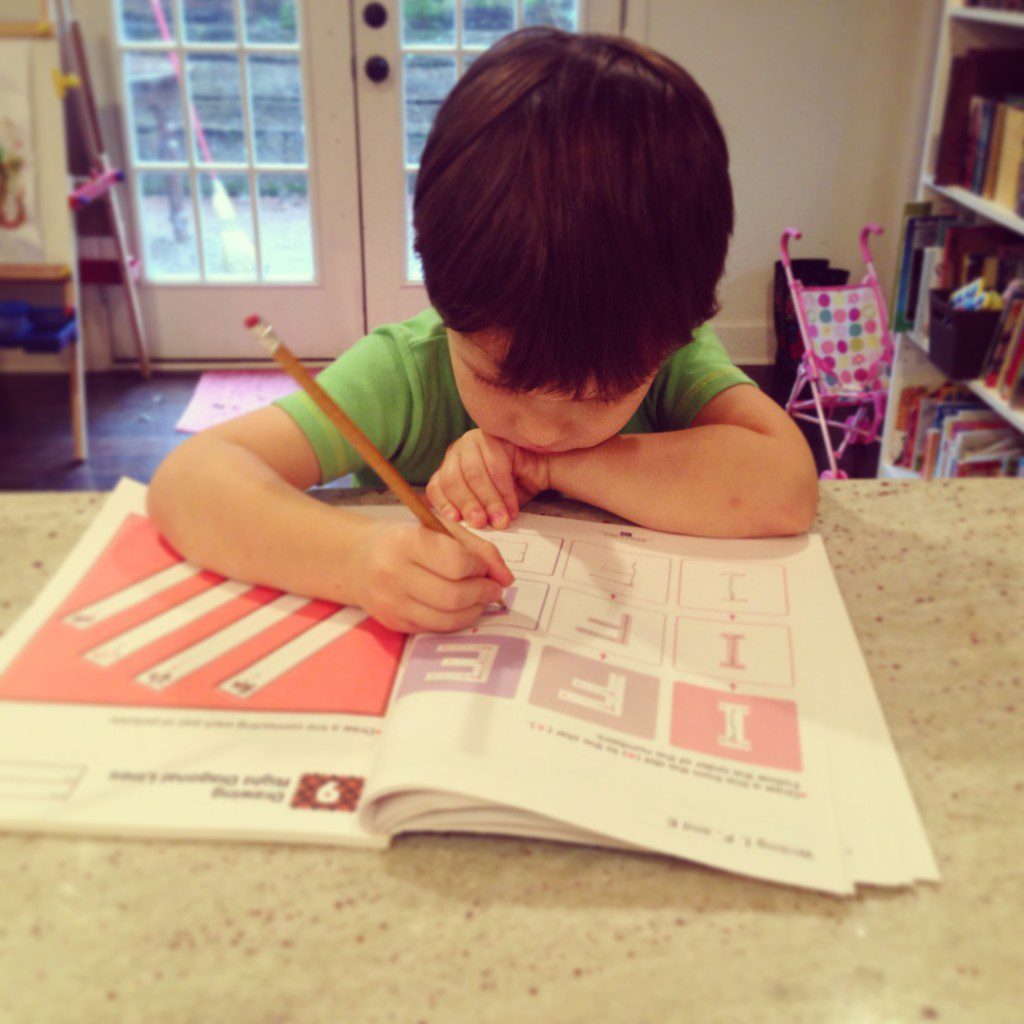 Noah Kumon workbook homeschool