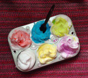 Shaving Cream Paint