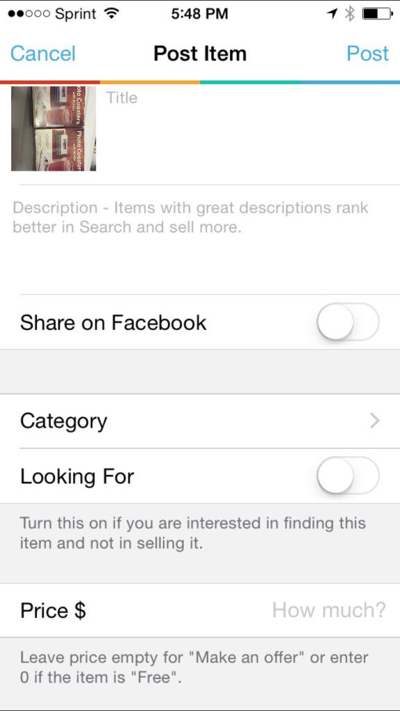 VarageSale Categories