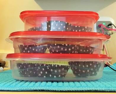 Use stackable containers for ease of storage.