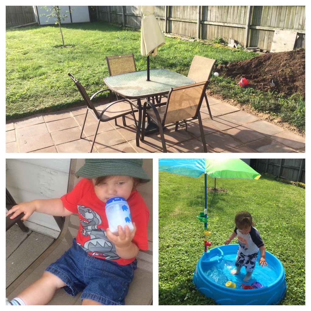 We actually did build a deck. Mixon supervised.