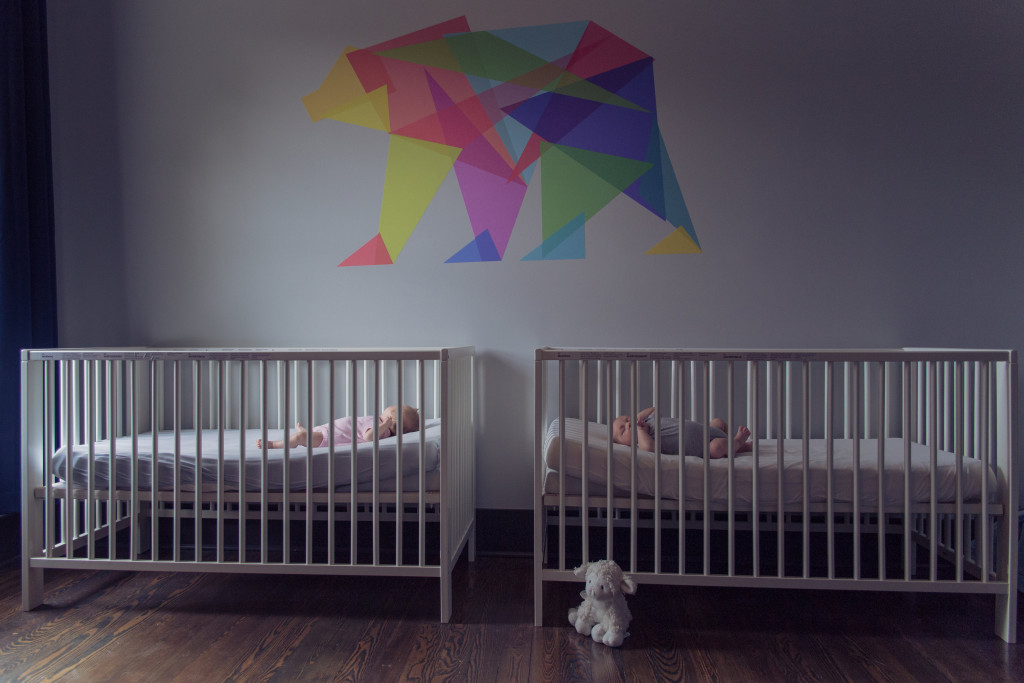 Twins nursery Nashville Moms Blog