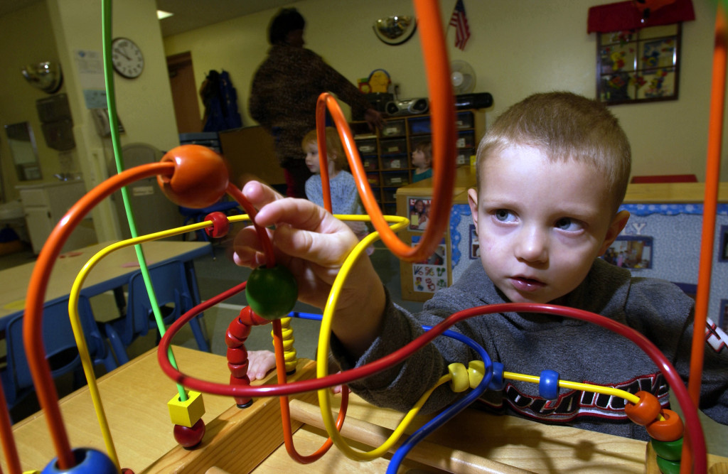 child and toy
