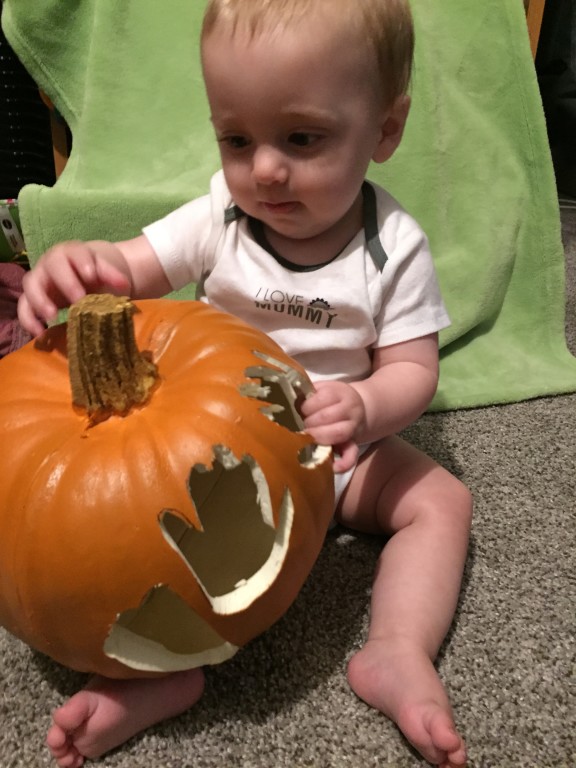 He's checking it out...