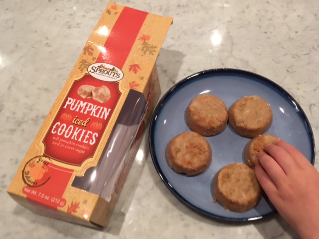 pumpkin iced cookies Sprouts Nashville Moms Blog