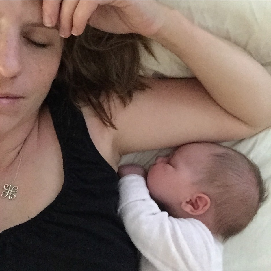 exhaustion motherhood mom with baby Nashville Moms Blog