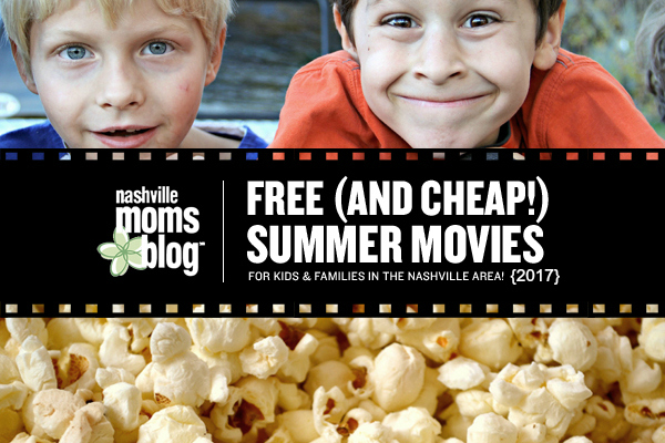 free movies for kids Nashville Moms Blog summer