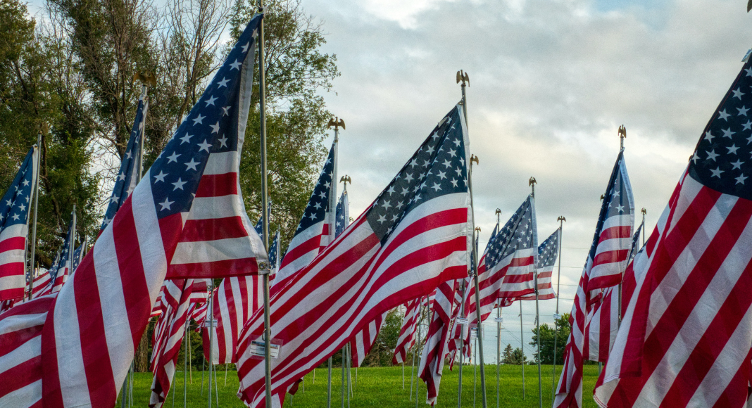 Field of Honor at The Hermitage Displays 1,000 Flags to Honor Veterans