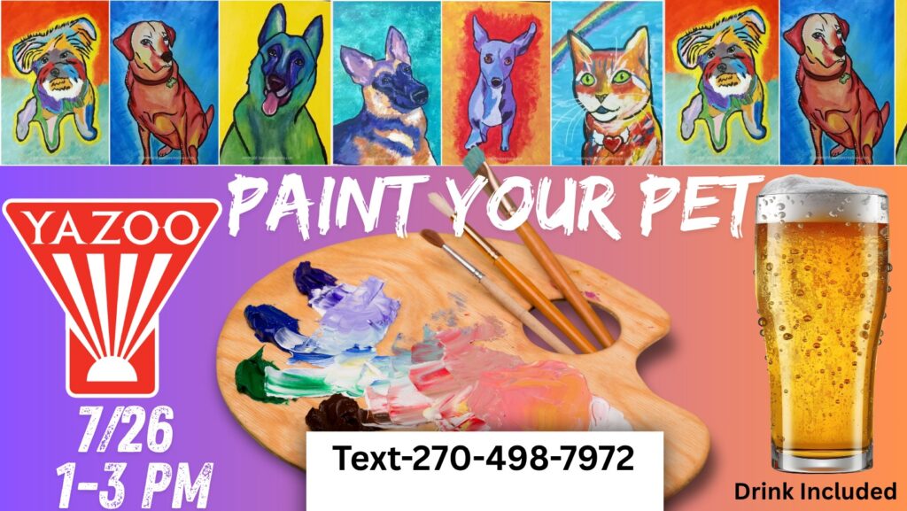Paint Your Pet Party at Yazoo